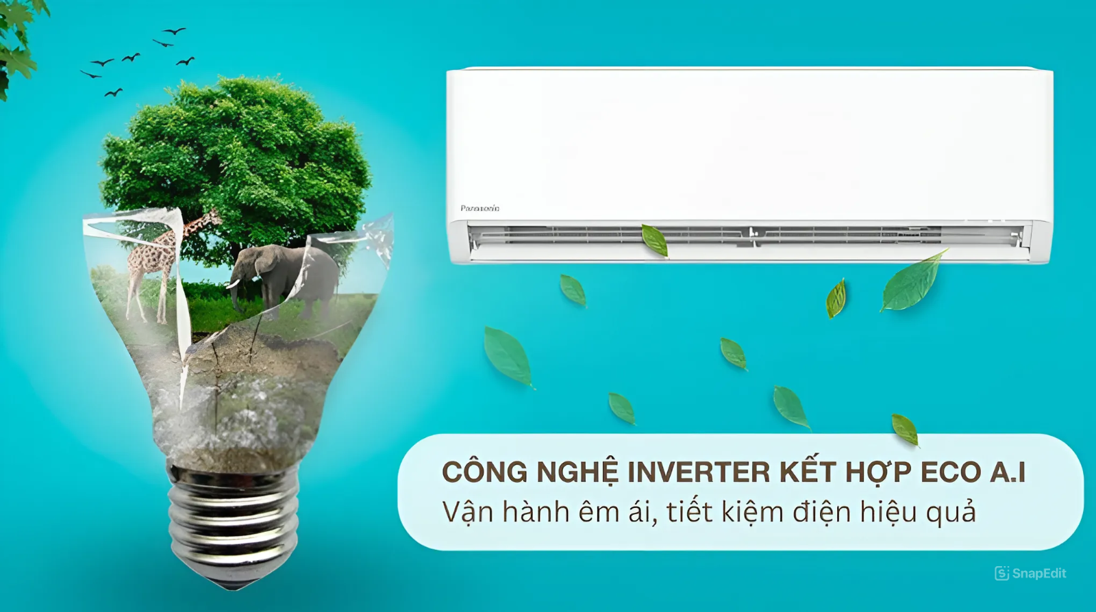 Máy lạnh - Panasonic Inverter 1.5 HP CU/CS-U12BKH-8 - Xuất sứ Malaysia